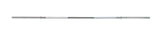 York Fitness Standard 1" Solid Steel Barbell Bar